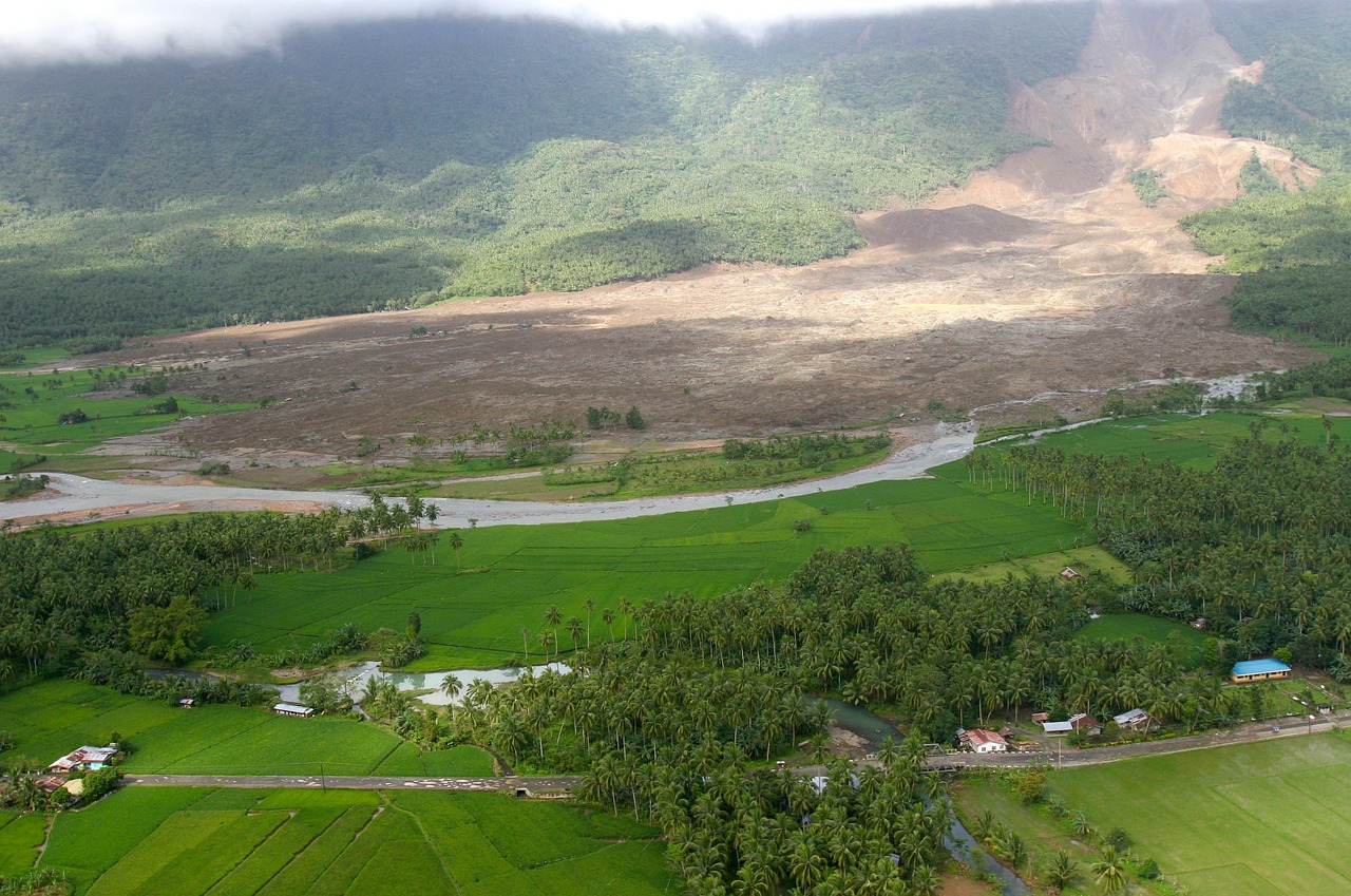 Landslide in Montania