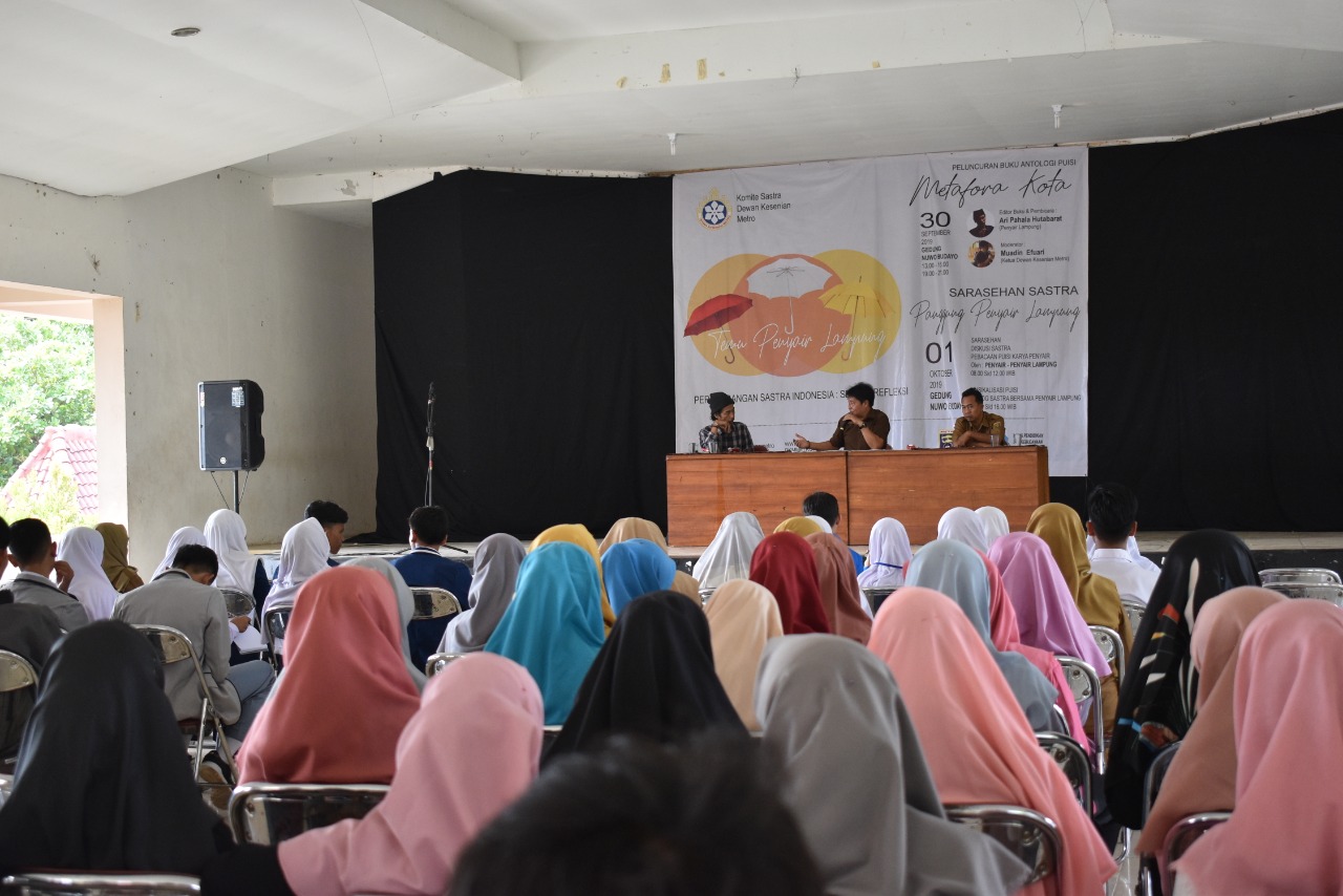 Launching Antologi Puisi, DKM Ajak Para Penyair kota Metro Berdialog Sastra
