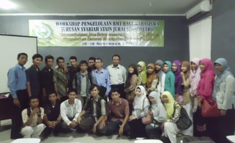 Workshop BMT jurusan Syariah STAIN