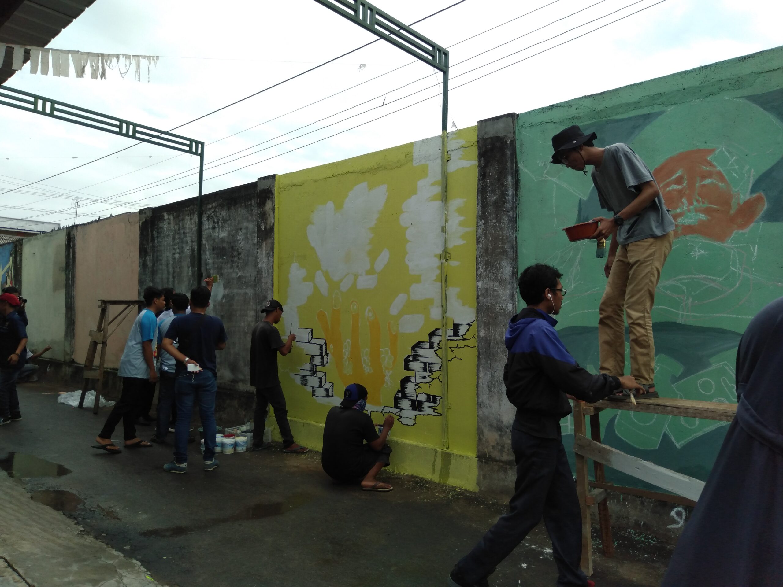 Mural Art Competition Ajak Komunitas Mural Lampung Perindah Lingkungan