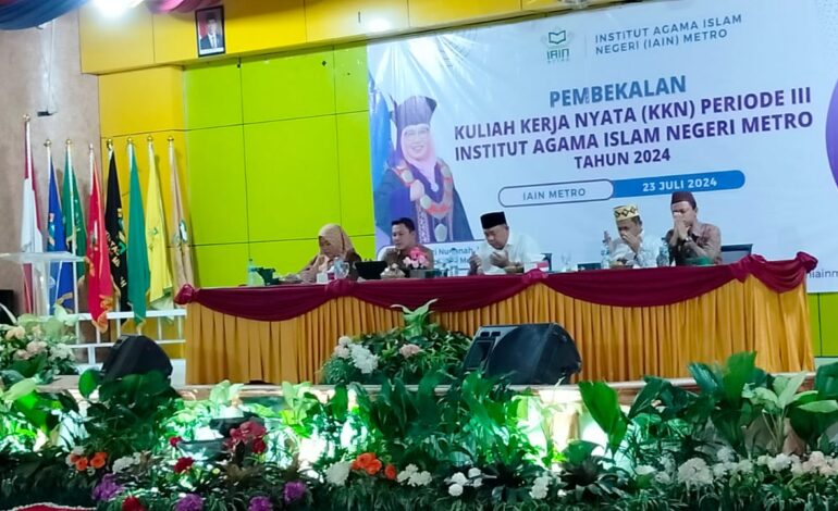 Pembekalan KKN periode III IAIN Metro